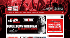 Desktop Screenshot of hot107.ca